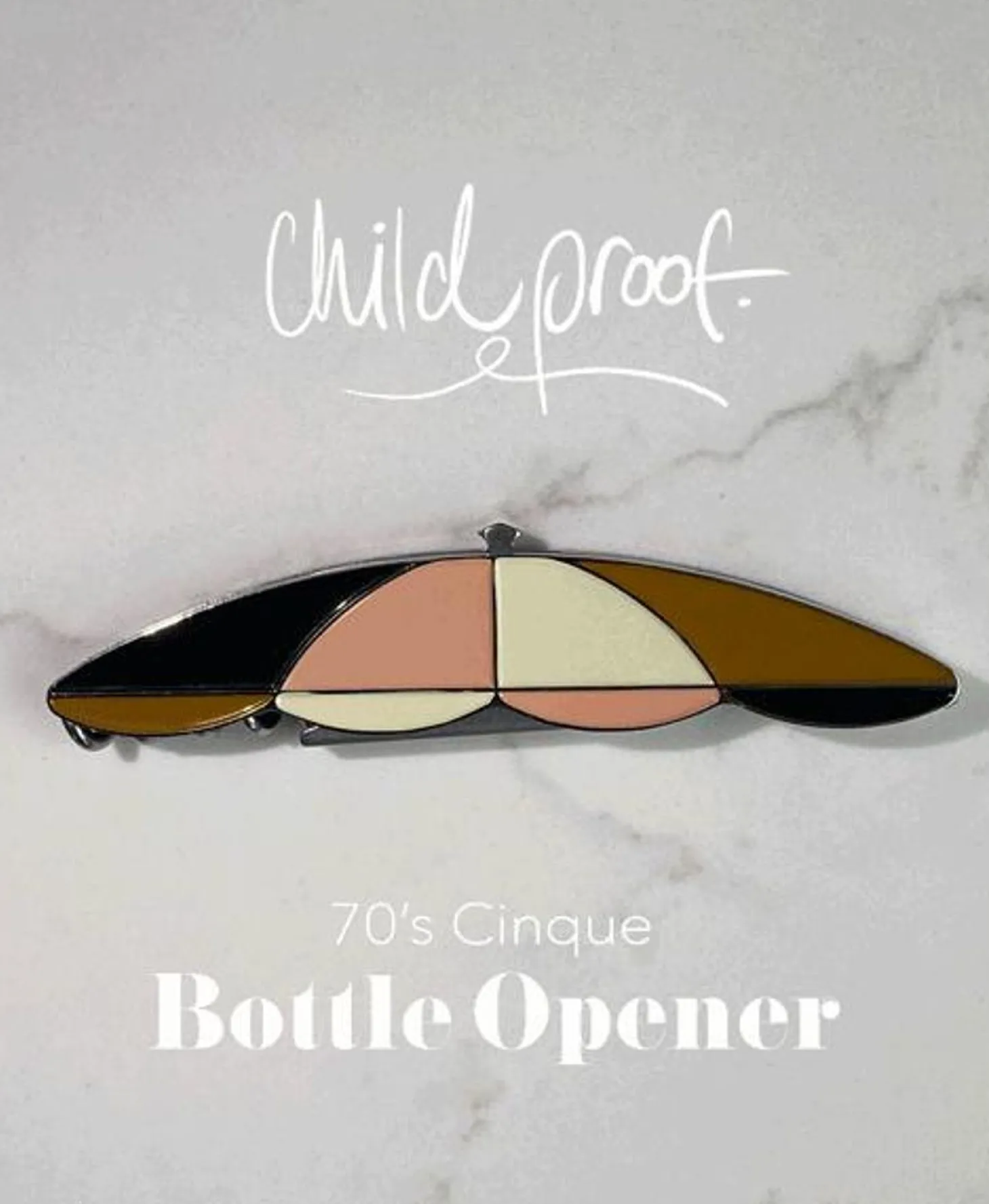 Bottle Opener - 70'S Panel Cinque