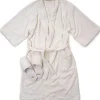 Robe & Slipper Set - Antique White
