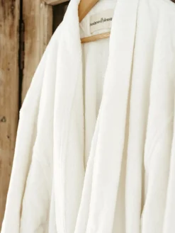 Robe & Slipper Set - Antique White