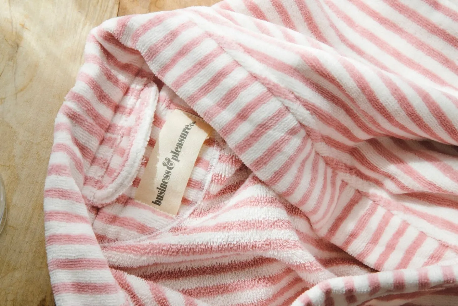 Robe & Slipper Set - Lauren'S Pink Stripe