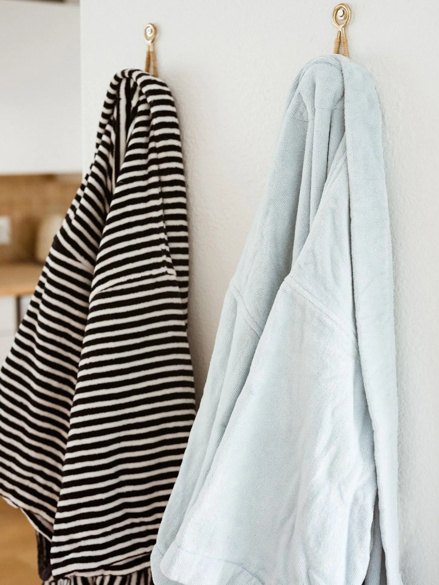 Robe & Slipper Set - Lauren'S Navy Stripe