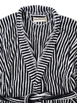 Robe & Slipper Set - Lauren'S Navy Stripe