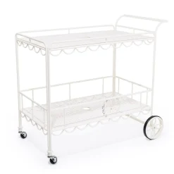The Al Fresco Bar Cart - Antique White