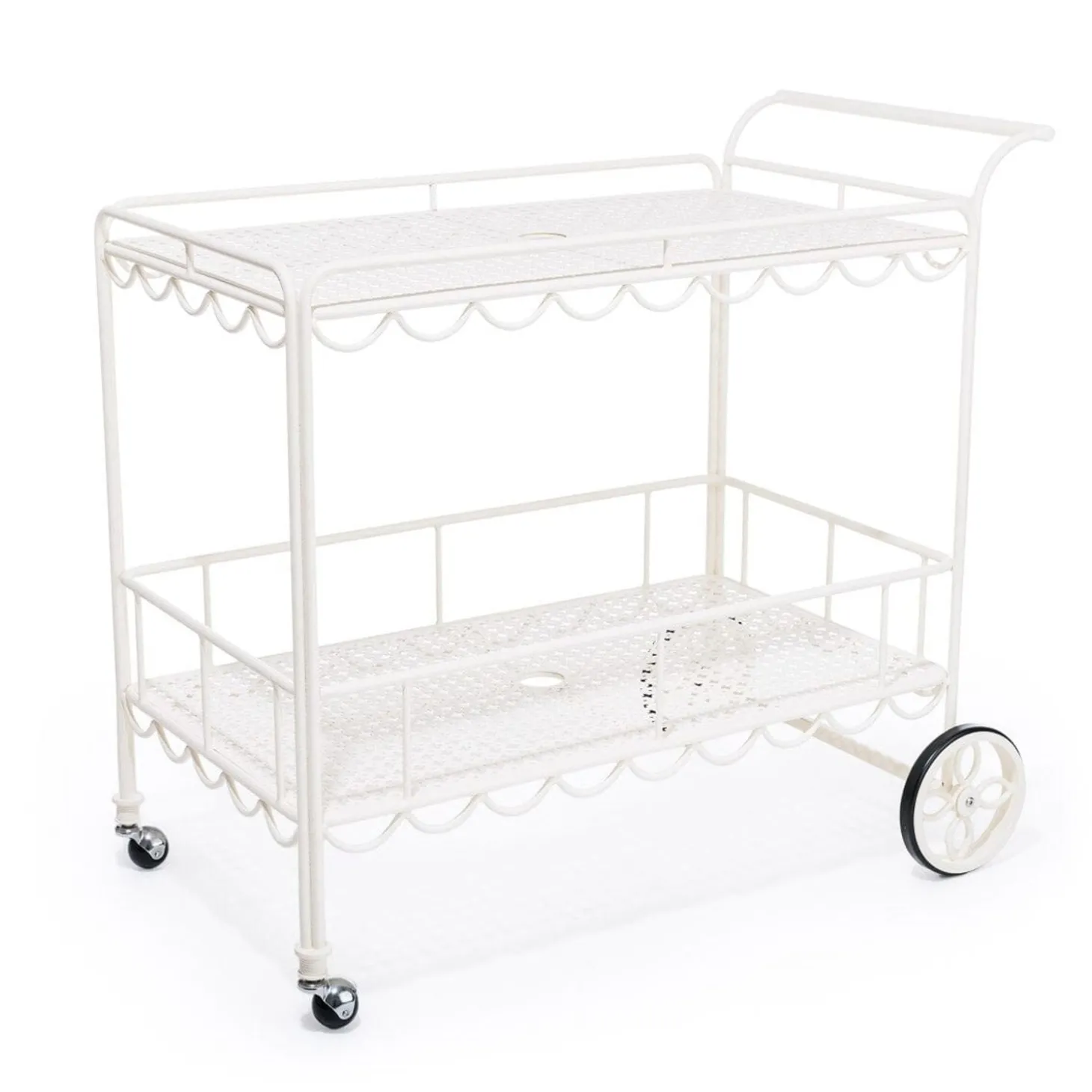 The Al Fresco Bar Cart - Antique White