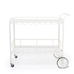 The Al Fresco Bar Cart - Antique White
