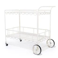 The Al Fresco Bar Cart - Antique White