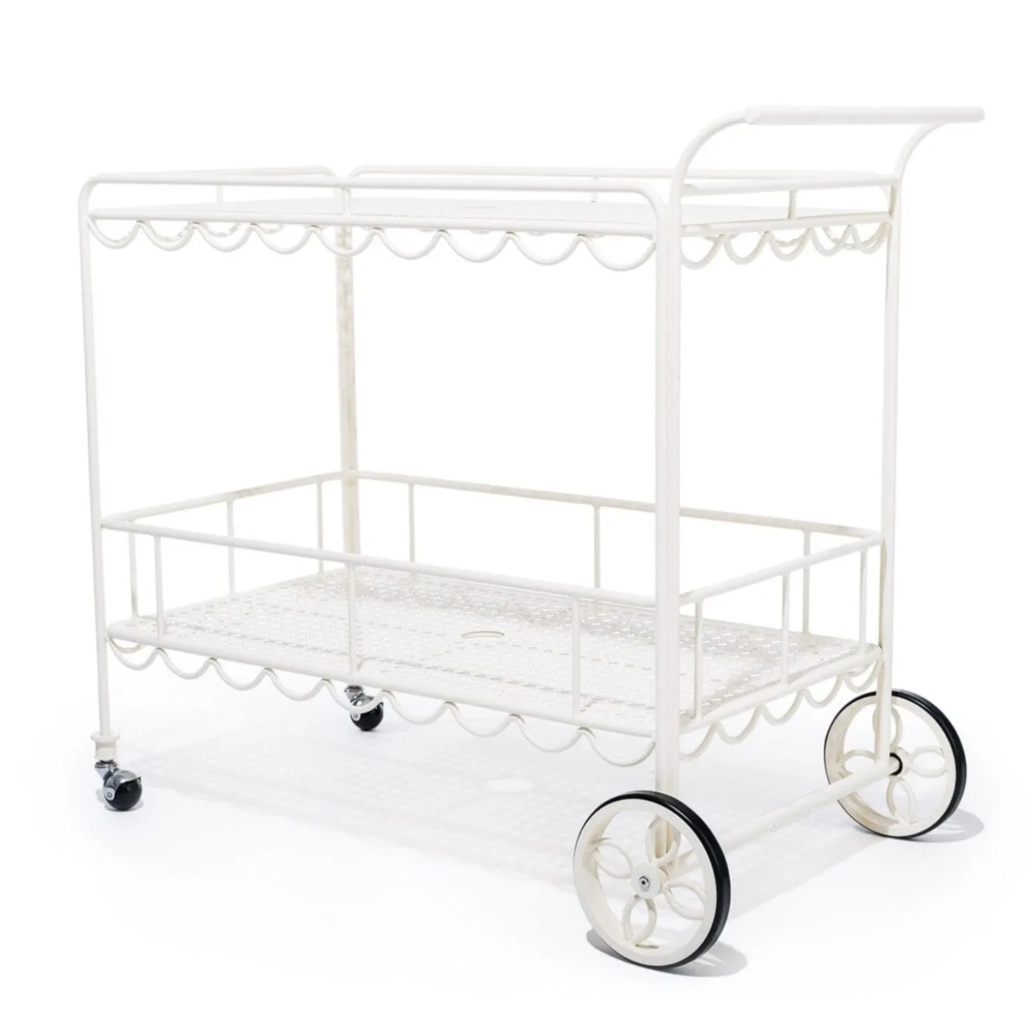 The Al Fresco Bar Cart - Antique White