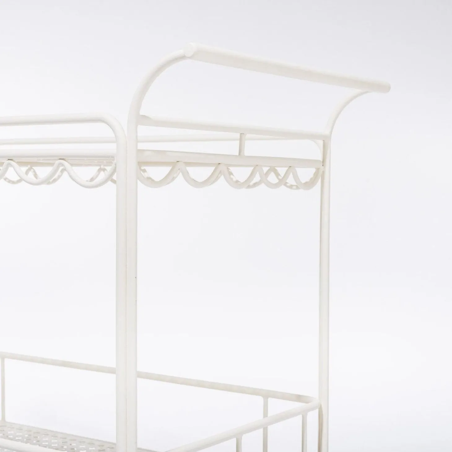 The Al Fresco Bar Cart - Antique White