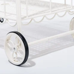 The Al Fresco Bar Cart - Antique White