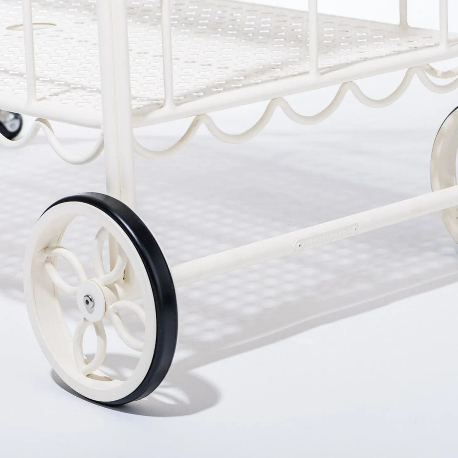 The Al Fresco Bar Cart - Antique White