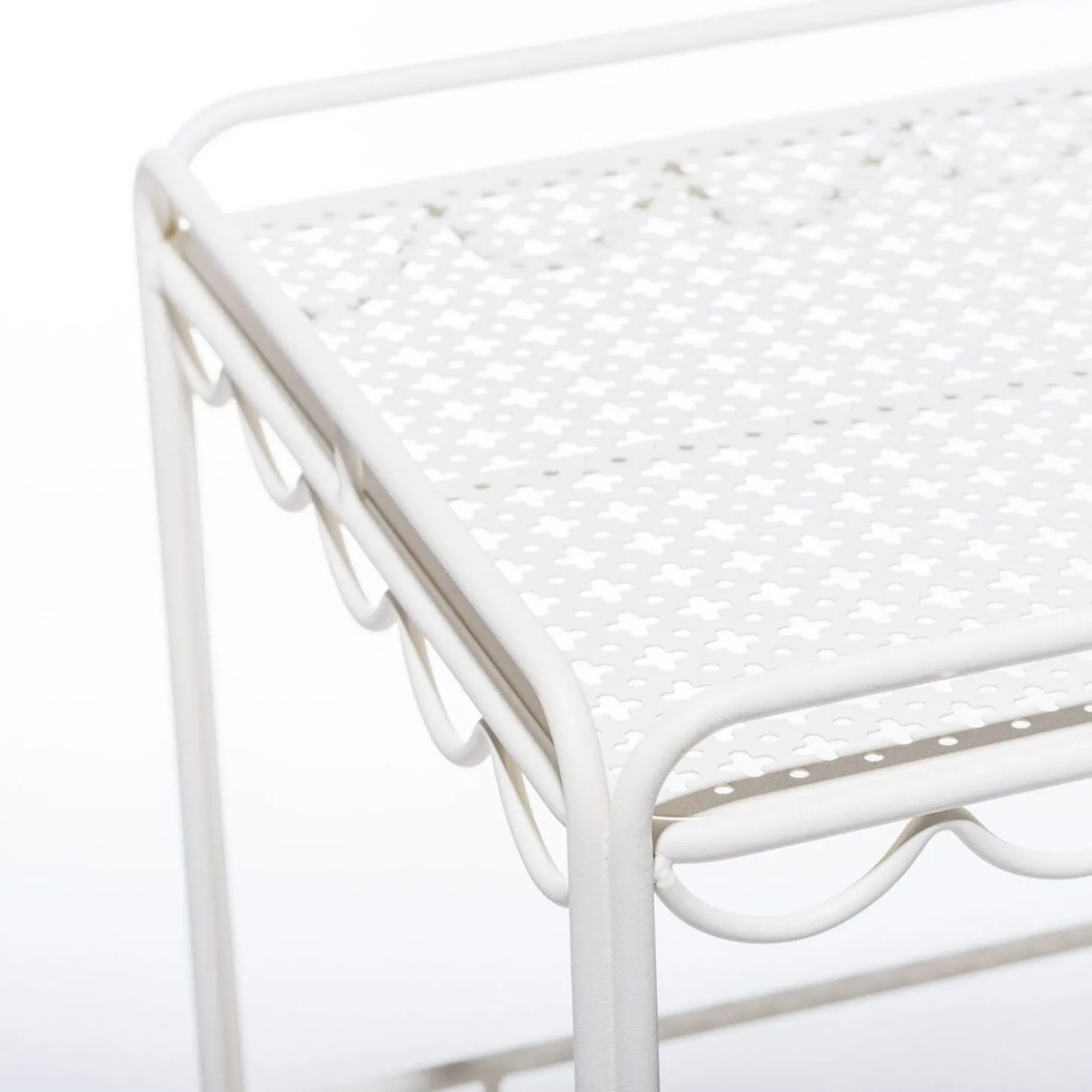 The Al Fresco Bar Cart - Antique White