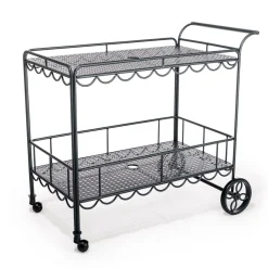 The Al Fresco Bar Cart - Vintage Black