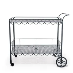 The Al Fresco Bar Cart - Vintage Black