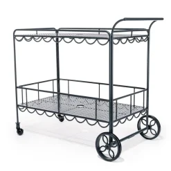 The Al Fresco Bar Cart - Vintage Black
