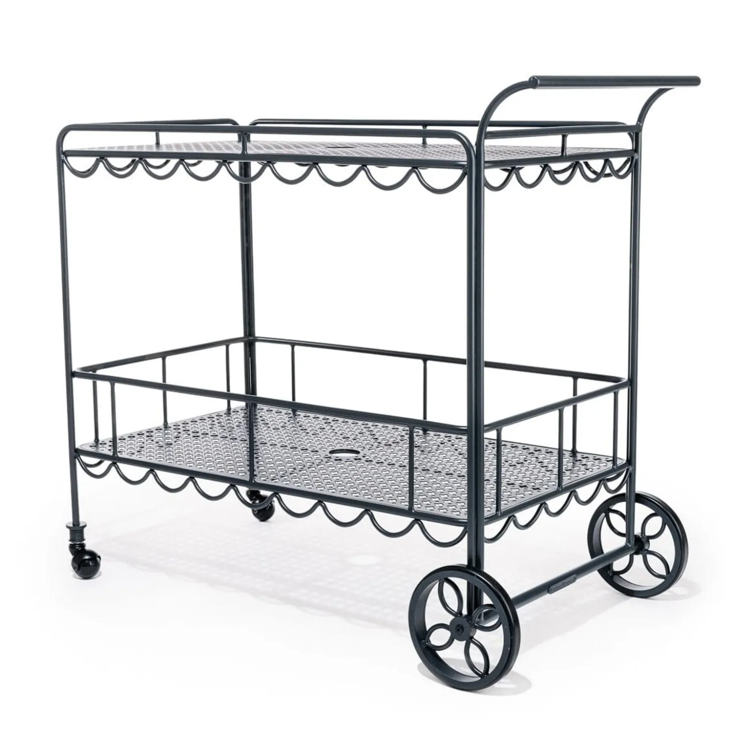 The Al Fresco Bar Cart - Vintage Black