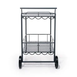 The Al Fresco Bar Cart - Vintage Black