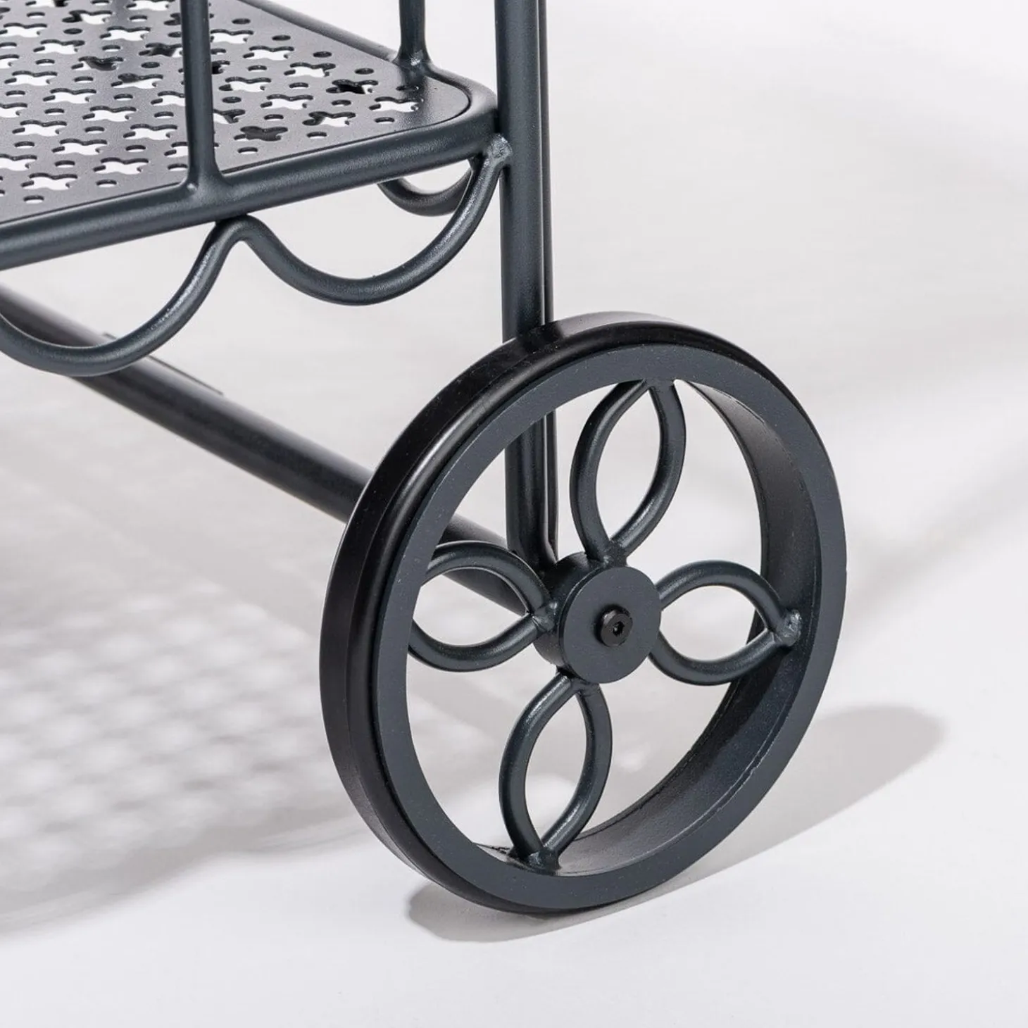 The Al Fresco Bar Cart - Vintage Black