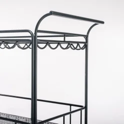 The Al Fresco Bar Cart - Vintage Black