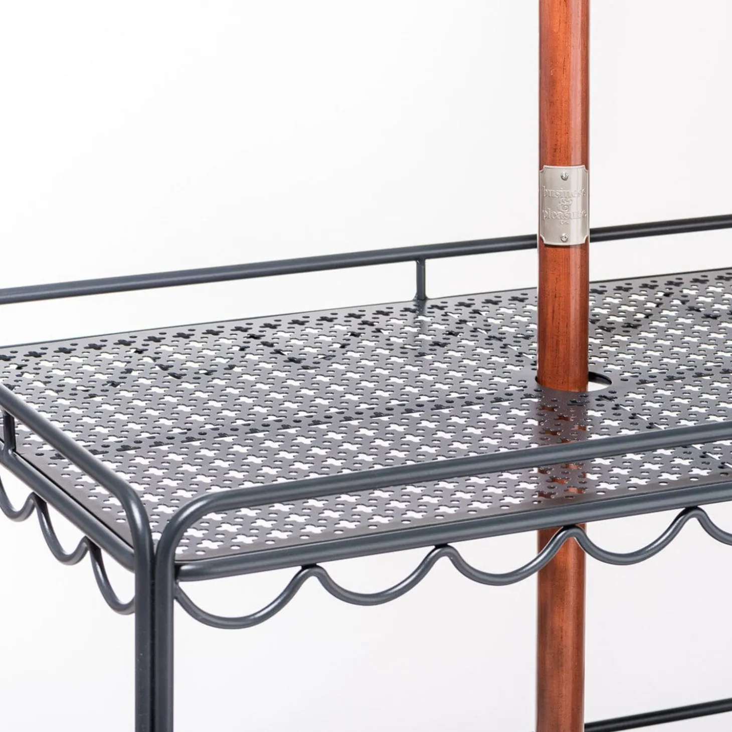 The Al Fresco Bar Cart - Vintage Black