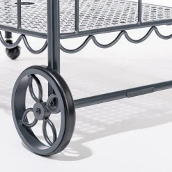 The Al Fresco Bar Cart - Vintage Black