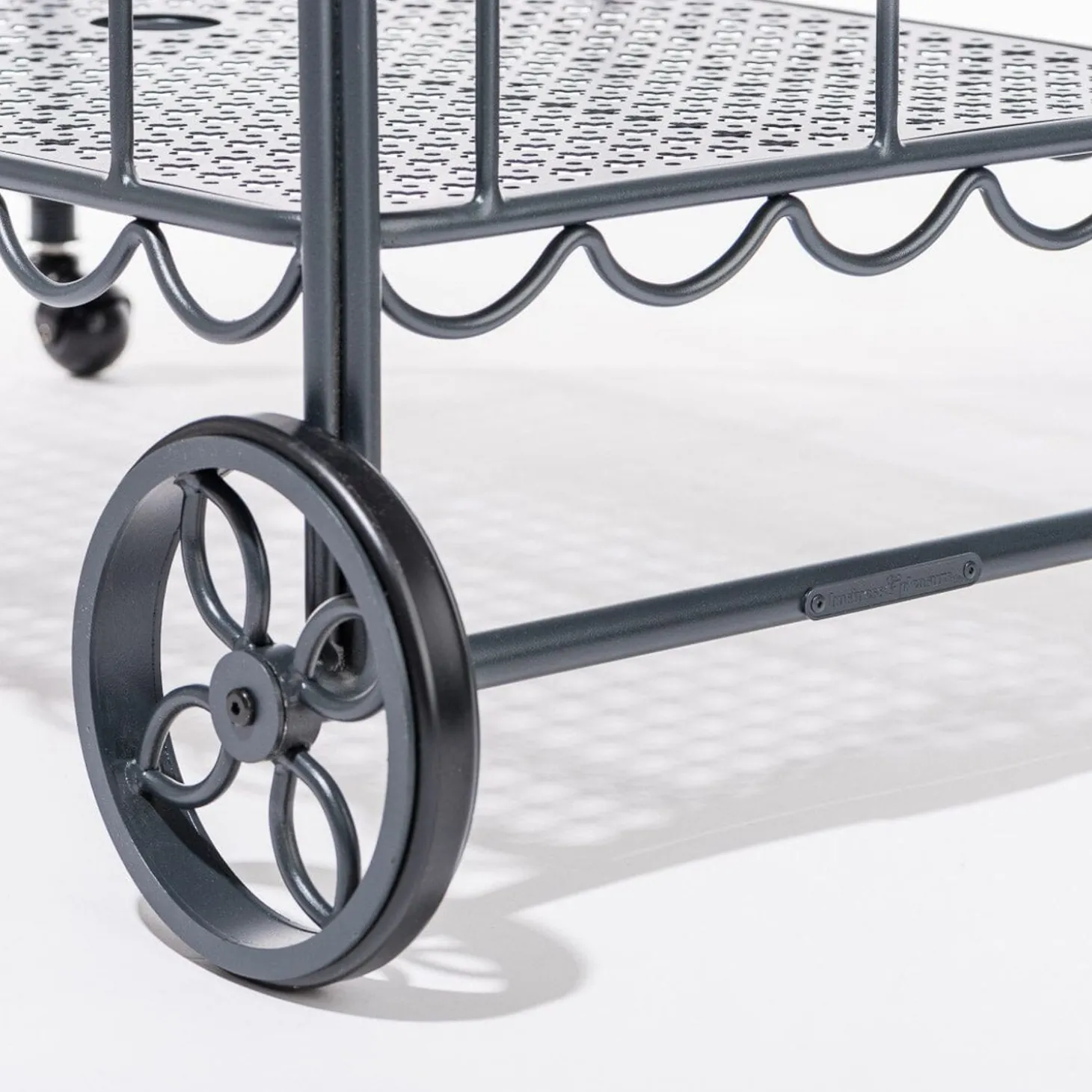 The Al Fresco Bar Cart - Vintage Black