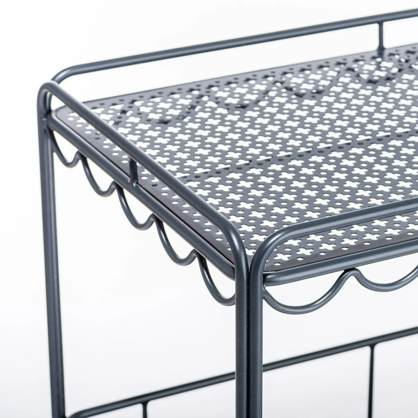 The Al Fresco Bar Cart - Vintage Black