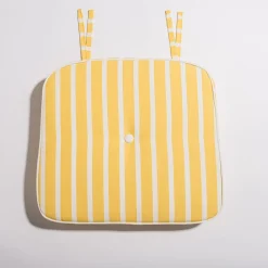 The Al Fresco Chair Cushion - Monaco Mimosa Stripe