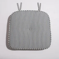 The Al Fresco Chair Cushion - Lauren'S Navy Stripe