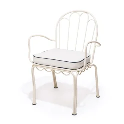 The Al Fresco Chair Cushion - Rivie White
