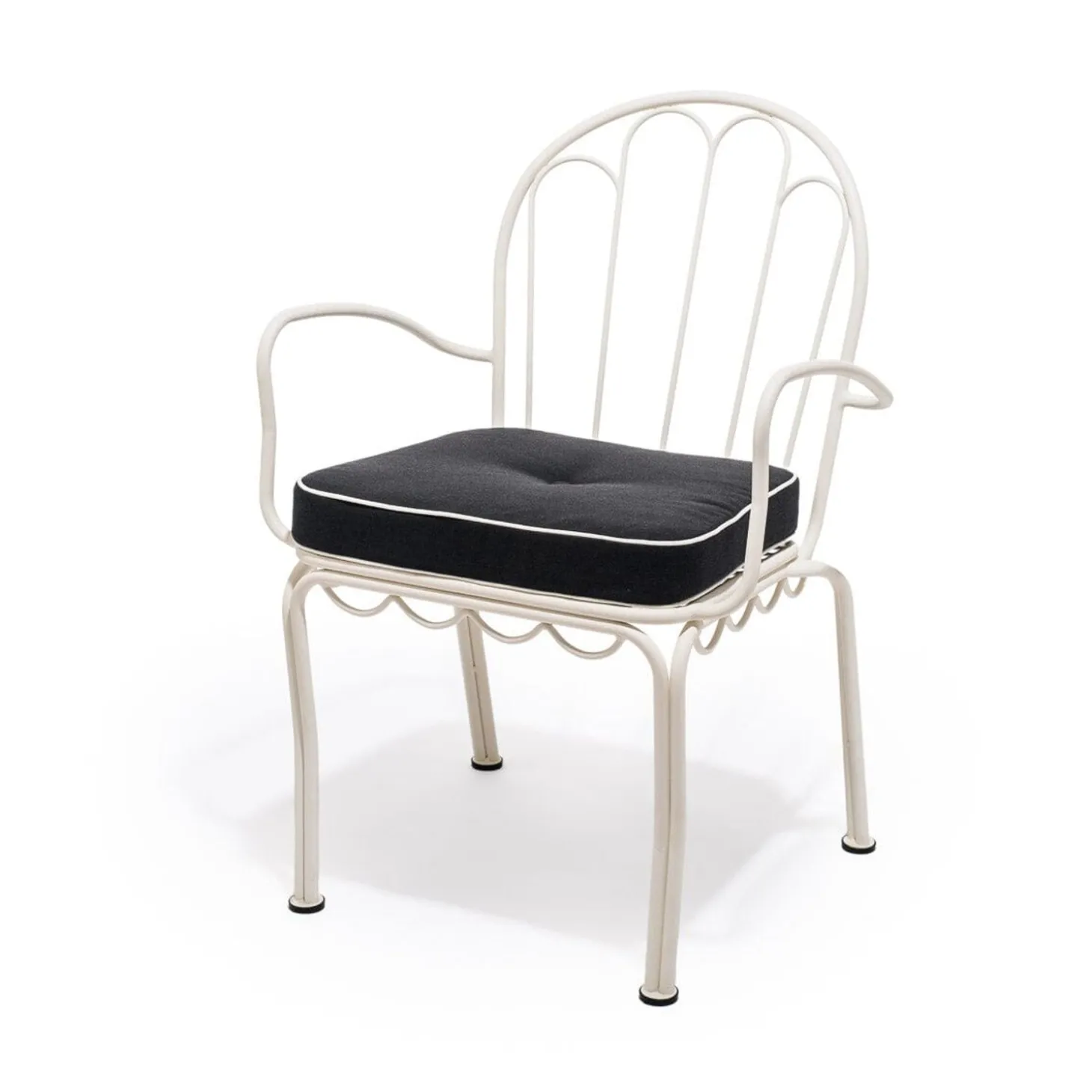 The Al Fresco Chair Cushion - Rivie Black