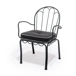 The Al Fresco Chair Cushion - Rivie Black