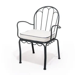 The Al Fresco Chair Cushion - Rivie White
