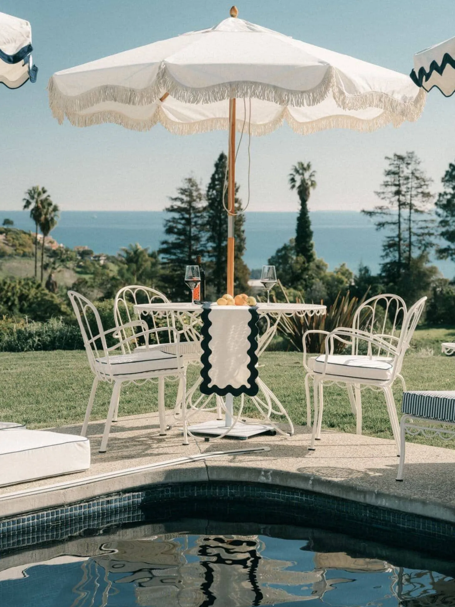 The Al Fresco Chair Cushion - Rivie White