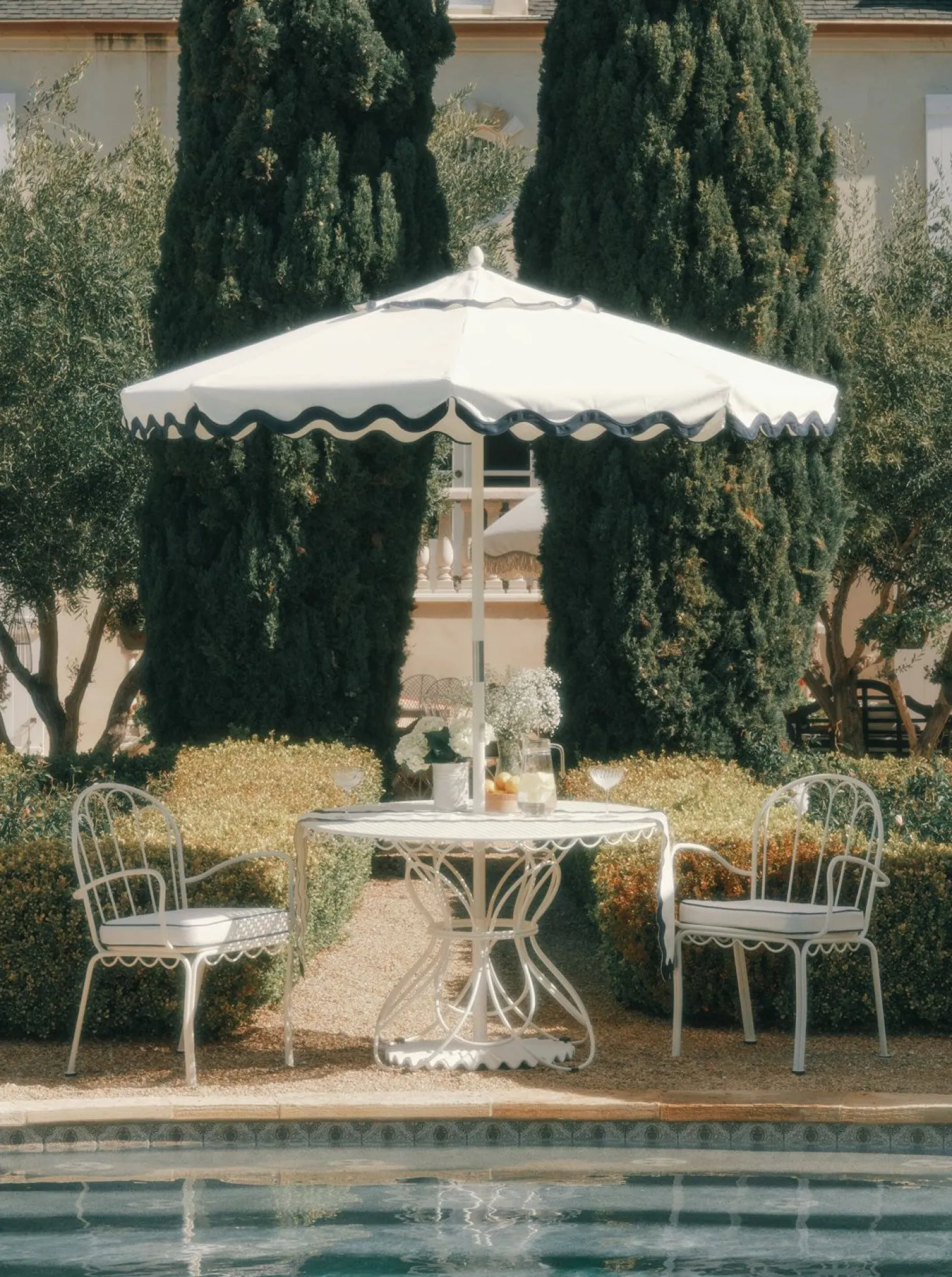 The Al Fresco Chair Cushion - Rivie White