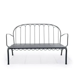 The Al Fresco Love Seat - Vintage Black