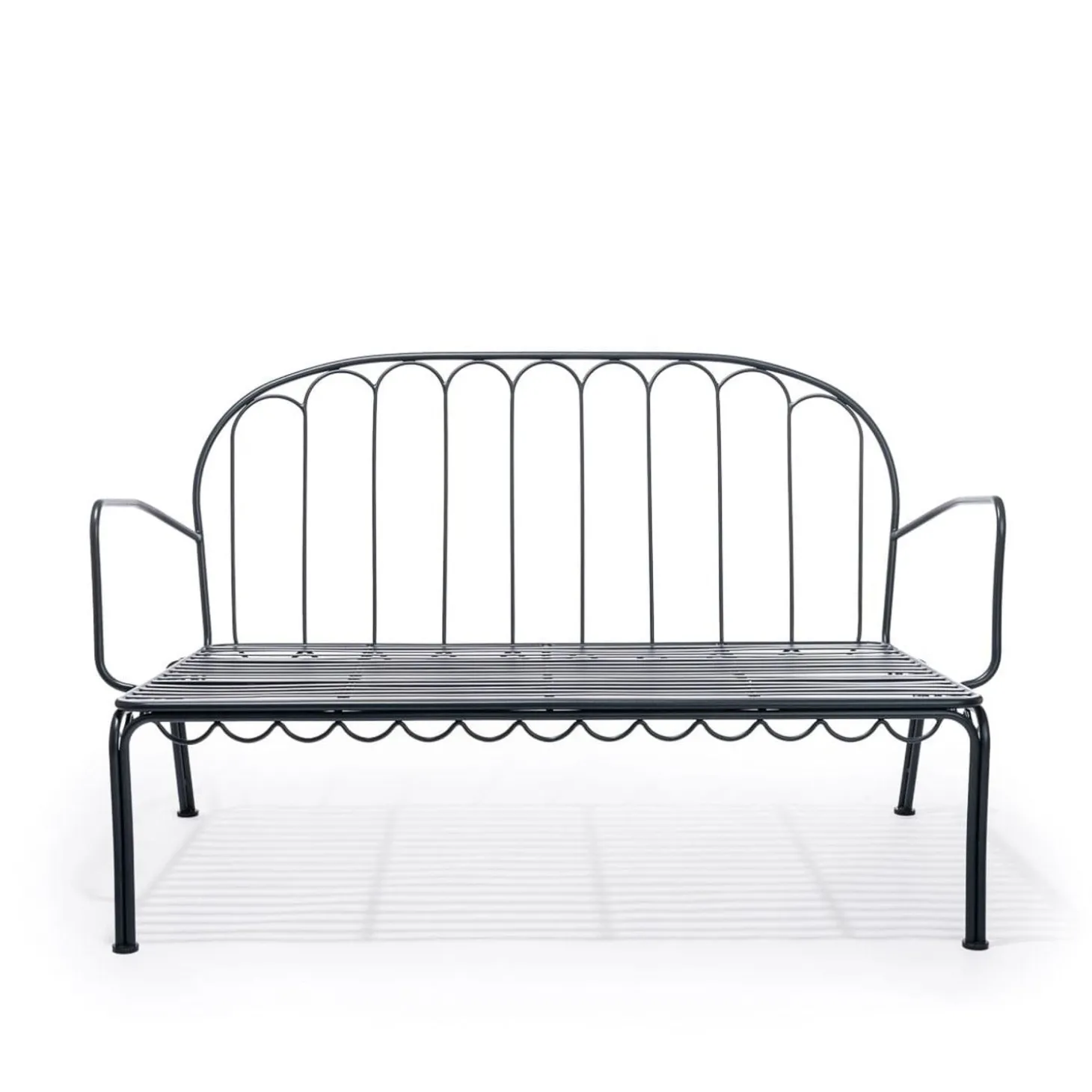 The Al Fresco Love Seat - Vintage Black
