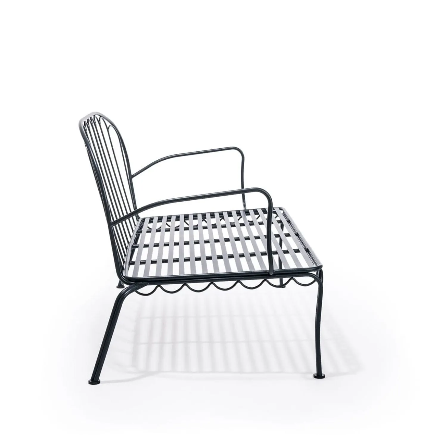 The Al Fresco Love Seat - Vintage Black