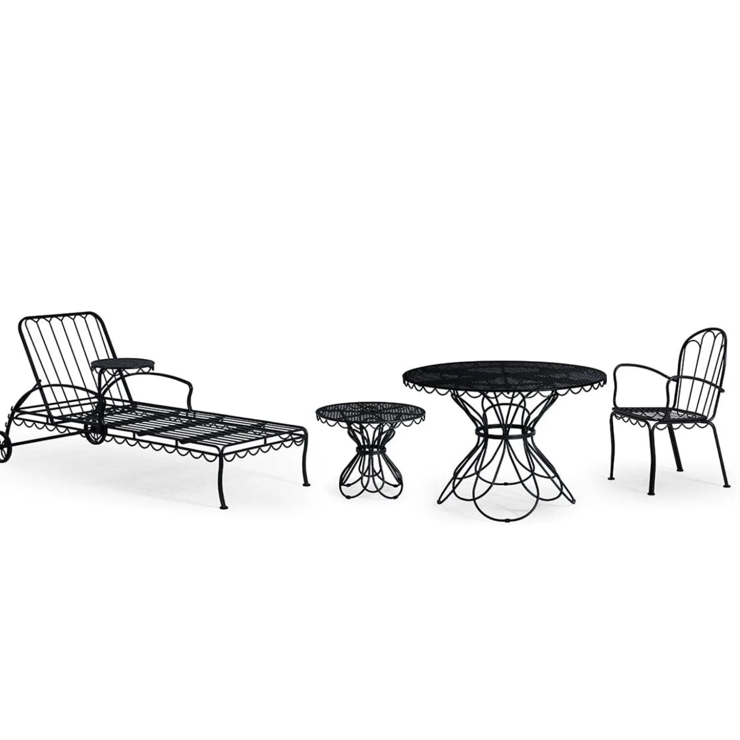 The Al Fresco Side Table - Vintage Black