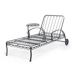 The Al Fresco Sun Lounger - Vintage Black