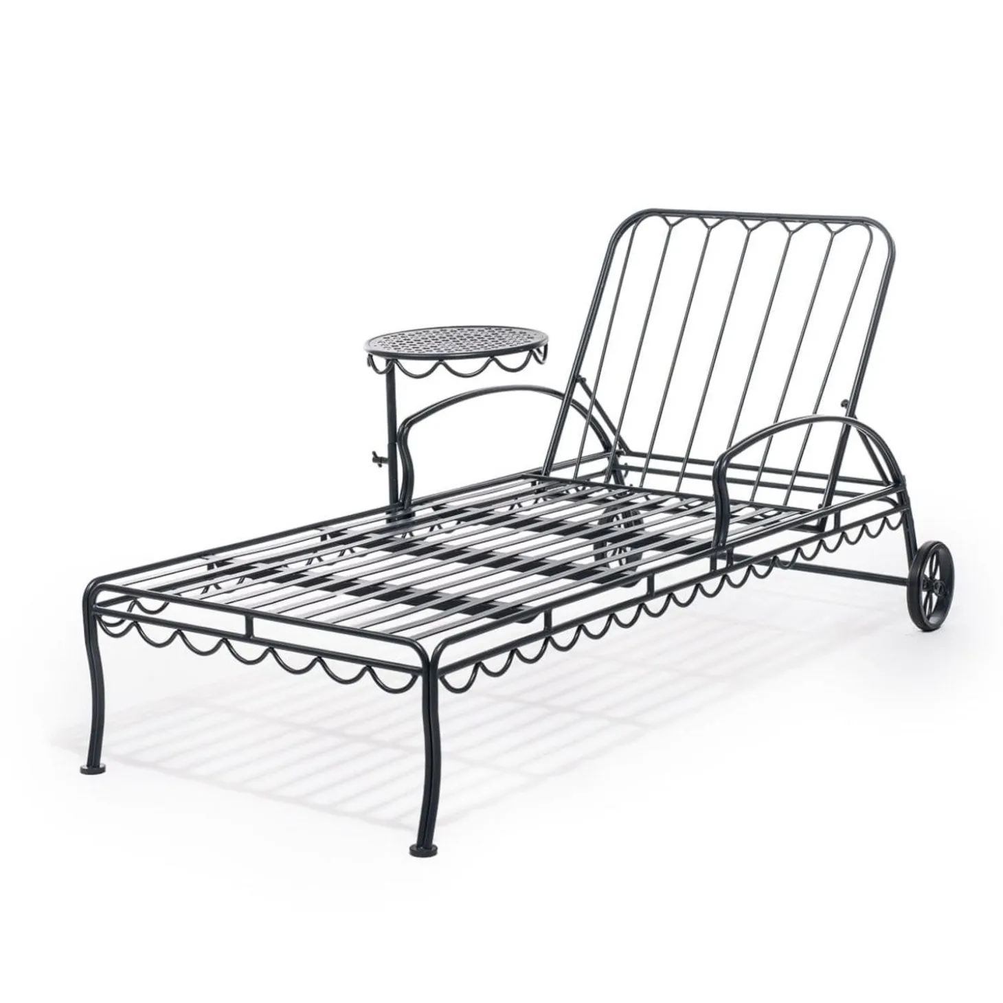 The Al Fresco Sun Lounger - Vintage Black