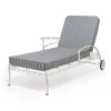 The Al Fresco Sun Lounger Cushion - Lauren'S Navy Stripe