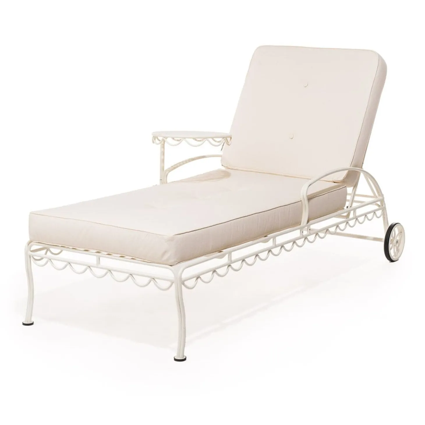 The Al Fresco Sun Lounger Cushion - Off White