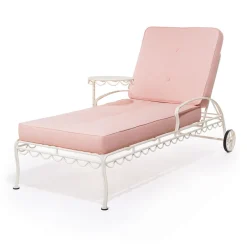 The Al Fresco Sun Lounger Cushion - Dusty Pink