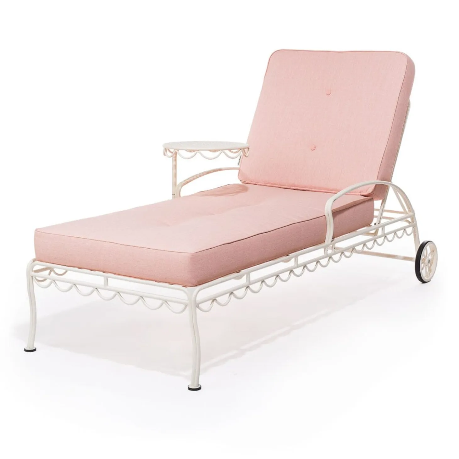 The Al Fresco Sun Lounger Cushion - Dusty Pink