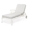 The Al Fresco Sun Lounger Cushion - Lauren'S Sage Stripe