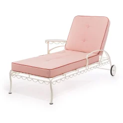 The Al Fresco Sun Lounger Cushion - Rivie Pink