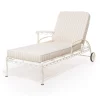 The Al Fresco Sun Lounger Cushion - Monaco Natural Stripe