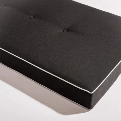 The Al Fresco Sun Lounger Cushion - Rivie Black