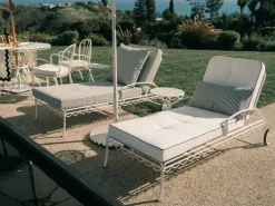 The Al Fresco Sun Lounger - Antique White