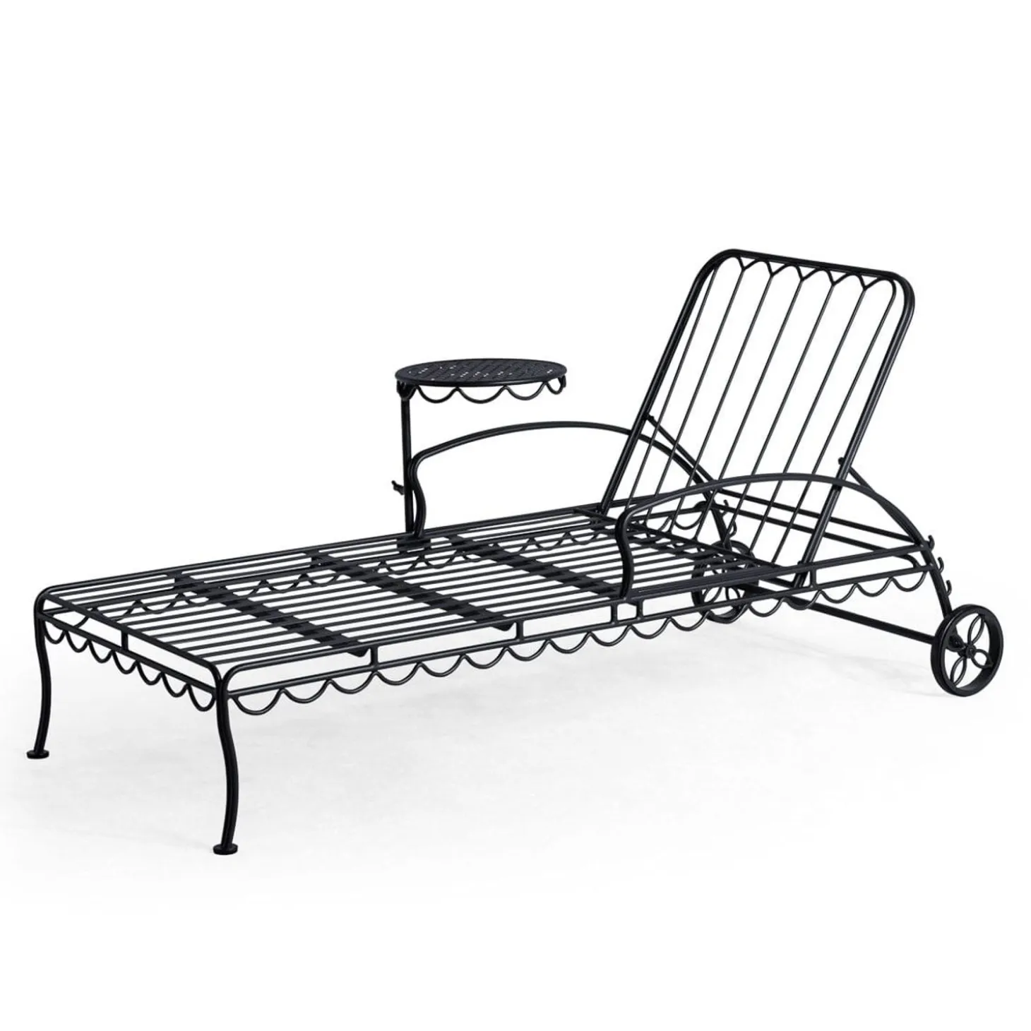 The Al Fresco Sun Lounger - Vintage Black